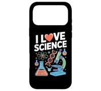 Custodia per iPhone 17 Pro Max I Love Science Chimica Microscopi Divertimento