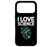 Custodia per iPhone 17 Pro Max I Love Science DNA Atomi Telescopio Design