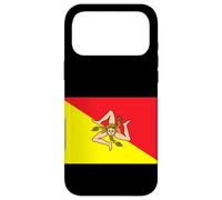 Custodia per iPhone 17 Pro Max I Love Sicily, Sicilian Flag Illustration Graphic Designs