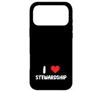 Custodia per iPhone 17 Pro Max I Love Stewardship - Valori etici etici degli steward