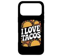 Custodia per iPhone 17 Pro Max I Love Tacos Delizia Cibo Messicano