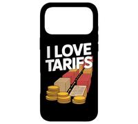 Custodia per iPhone 17 Pro Max I Love Tariffs Politica Commerciale Umorismo