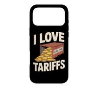 Custodia per iPhone 17 Pro Max I Love Tariffs Umorismo del commercio globale