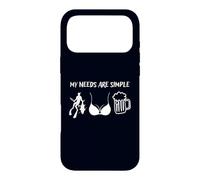 Custodia per iPhone 17 Pro Max I miei bisogni sono semplici pesca subacquea bikini birra oceano design