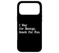 Custodia per iPhone 17 Pro Max I Nap for Energy Snack for Fun Citazioni divertenti