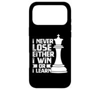 Custodia per iPhone 17 Pro Max I Never Lose Either I Win Or I Learn