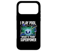 Custodia per iPhone 17 Pro Max I Play Pool What's Your Superpower 8 Ball Billiards Player