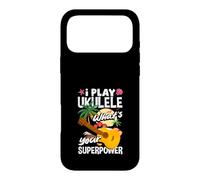 Custodia per iPhone 17 Pro Max I Play Ukulele Qual è il tuo superpotere Musicista amante della musica
