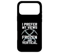 Custodia per iPhone 17 Pro Max I Prefer My Views Frozen e Vertical Ice Climbing Alpinist