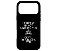 Custodia per iPhone 17 Pro Max I Promise I'm Not Ignoring You.. Funny Sarcastic Gamer Humor