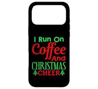 Custodia per iPhone 17 Pro Max I Run On Coffee And Christmas Cheer Funny Christmas Coffee
