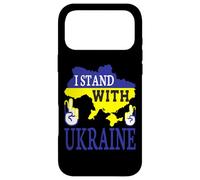 Custodia per iPhone 17 Pro Max I Stand With Ukraine - Love Stop War - Ucraina Mappa
