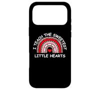 Custodia per iPhone 17 Pro Max I Teach The Sweetest Hearts Rainbow Teacher Valentine's Day
