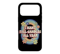 Custodia per iPhone 17 Pro Max I Want Fall Candles All Year Vintage Autunno Halloween Lover