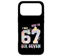 Custodia per iPhone 17 Pro Max I was 6 Now I'm 7 Birthday Easter Day Boys Kids 67 Meme