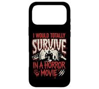 Custodia per iPhone 17 Pro Max I Would Totally Survive In A Horror Movie