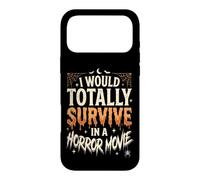 Custodia per iPhone 17 Pro Max I Would Totally Survive In A Horror Movie