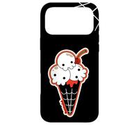 Custodia per iPhone 17 Pro Max Ice Cream Skull Spoopy Yami Kawaii Halloween Design, Spooky