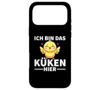 Custodia per iPhone 17 Pro Max Ich Bin Das Küken Hier Pulcini Fattoria Agricoltura Pulcini