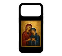 Custodia per iPhone 17 Pro Max Icona cattolica ortodossa di Sant'Anna e Maria Madre di Dio