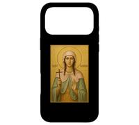 Custodia per iPhone 17 Pro Max Icona ortodossa di Santa Barbara