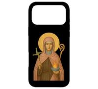 Custodia per iPhone 17 Pro Max Icona ortodossa di Santa Brigida d'Irlanda - Cristiana