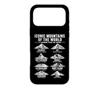 Custodia per iPhone 17 Pro Max Iconiche montagne del mondo leggendario design picchi