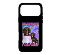 Custodia per iPhone 17 Pro Max IDK How Much Longer Slay Black Long Haired Dachshund Lover