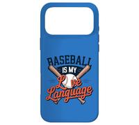 Custodia per iPhone 17 Pro Max Il baseball è il mio amore Linguaggio Fan Giocatore Coach Amante dello sport