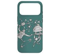 Custodia per iPhone 17 Pro Max Il caos sportivo e casual dei robot