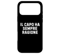 Custodia per iPhone 17 Pro Max Il Capo Ha Sempre Ragione Ufficio Divertente Secret Santa