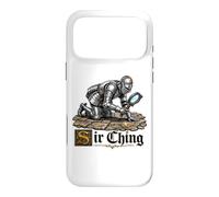 Custodia per iPhone 17 Pro Max Il cavaliere Sir Ching con la lente d'ingrandimento trova la