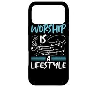 Custodia per iPhone 17 Pro Max Il culto del cristianesimo è uno stile di vita Musica Note cristiane