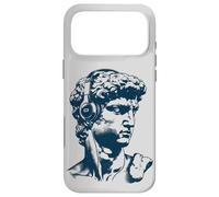 Custodia per iPhone 17 Pro Max Il David di Michelangelo indossa le Cuffie
