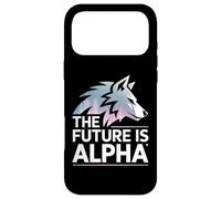 Custodia per iPhone 17 Pro Max Il futuro è Alpha Wolf Meme Fearless Alpha Sigma Werewolf