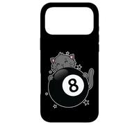 Custodia per iPhone 17 Pro Max Il gatto gioca a biliardo
