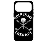 Custodia per iPhone 17 Pro Max Il golf è la mia terapia Umorismo golfista Golf