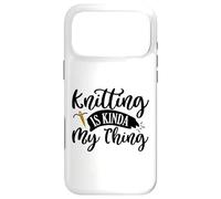 Custodia per iPhone 17 Pro Max Il lavoro a maglia è un po 'il mio amante del mestiere