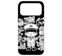 Custodia per iPhone 17 Pro Max Il look del fumetto Little Sailor per bambini e bambine