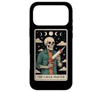 Custodia per iPhone 17 Pro Max Il Maestro Caulk Calafataggio Operaio Edile Scheletro Tarocchi