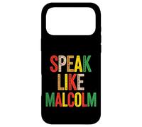 Custodia per iPhone 17 Pro Max Il mese della storia nera parla come Malcolm Juneteenth