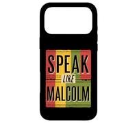 Custodia per iPhone 17 Pro Max Il mese della storia nera parla come Malcolm Juneteenth