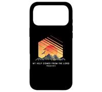 Custodia per iPhone 17 Pro Max Il mio aiuto viene dal Signore Salmo 121:2 - Bibbia religiosa