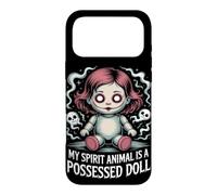 Custodia per iPhone 17 Pro Max Il mio animale spirituale è una bambola posseduta Halloween