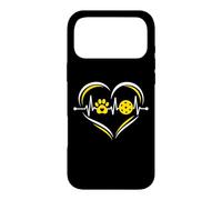 Custodia per iPhone 17 Pro Max Il mio battito cardiaco vive con la mia zampa di cane e il mio gioco di pickleball