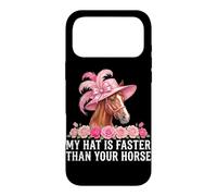 Custodia per iPhone 17 Pro Max Il mio cappello è più veloce del tuo cavallo Derby Day Horse Racing