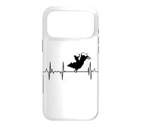 Custodia per iPhone 17 Pro Max Il mio cuore batte per il battito del toro da equitazione