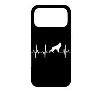 Custodia per iPhone 17 Pro Max Il mio cuore batte per la linea cuore del pastore tedesco