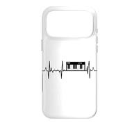Custodia per iPhone 17 Pro Max Il mio cuore batte per la linea del cuore del pianista