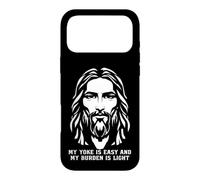 Custodia per iPhone 17 Pro Max Il mio giogo è facile e il mio fardello è leggero Gesù Cristo credente